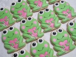 Frog Love Cookies