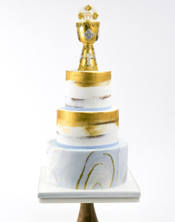 Golden Communion Cake