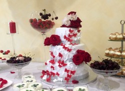 Sweet Wedding Table with Cherries